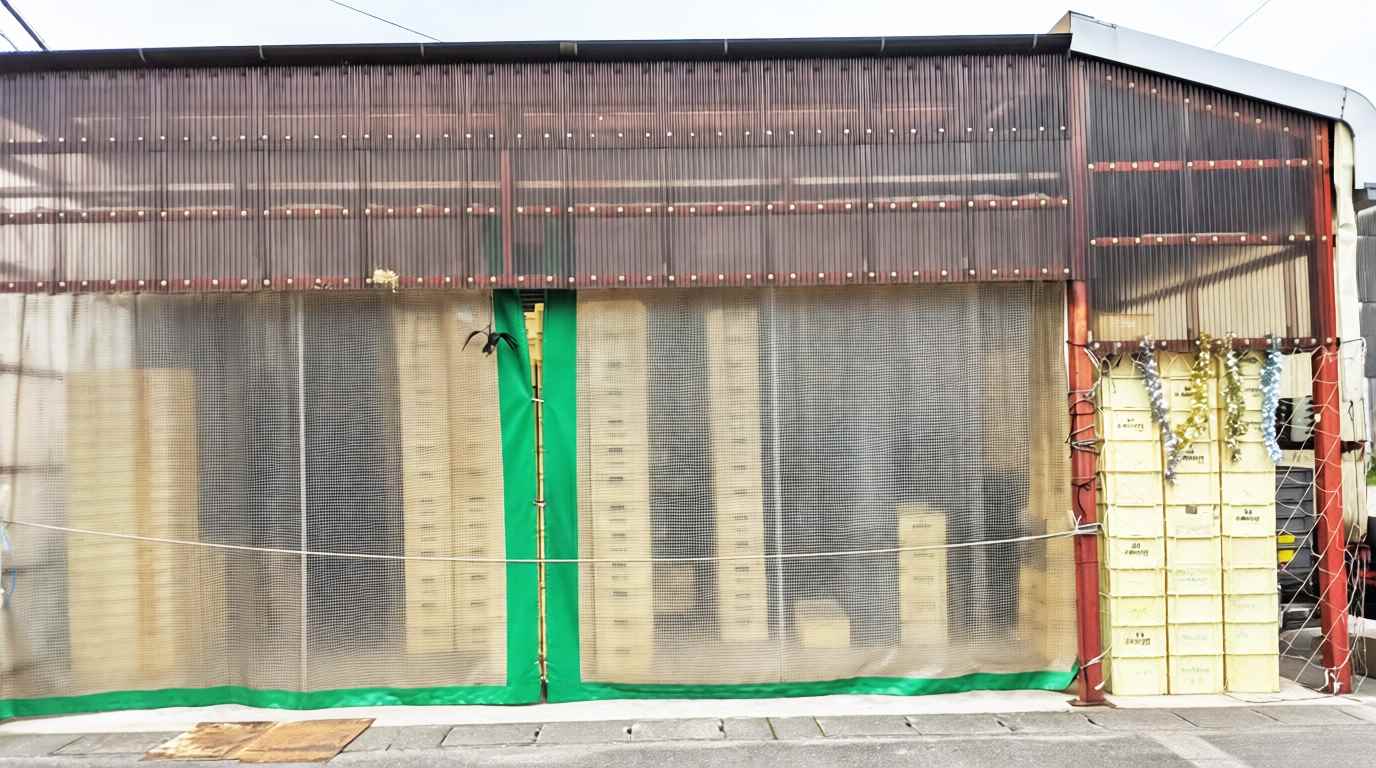 間仕切りカーテンの工事